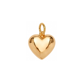Pico Cupid Large Heart Vedhæng - Gold